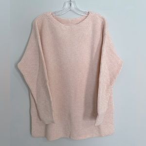 LOFT Tunic Sweater | Light Pink